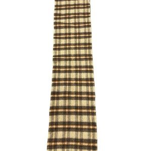 Christian Dior plaid Lambswool scarf